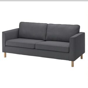 IKEA PÄRUP Vissle Gray COVER ONLY for 2 Seat Sofa - Open Box - 604.938.10